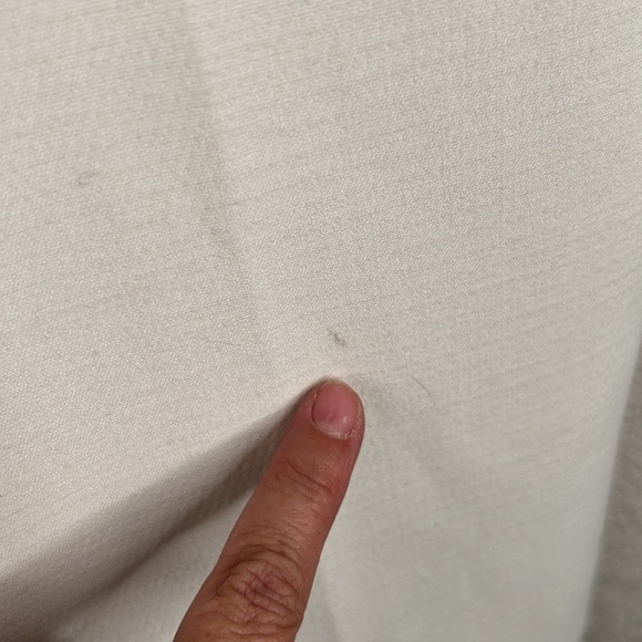 Worthington Off White Slim Fit Career Business Straight Leg Pants Size 12 - Picture 4 of 9